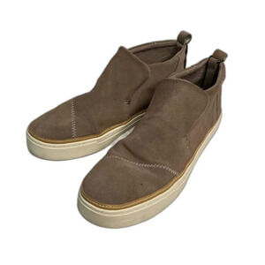 TOMS‎ Paxton Sneakers Tan Pull Tab Slip On Women's Size 11